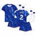 Maillot de foot Chelsea Axel Disasi #2 Domicile vêtements enfant 2024-25 Manches Courtes (+ pantalon court)